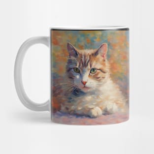 impressionism art cat pt3 Mug